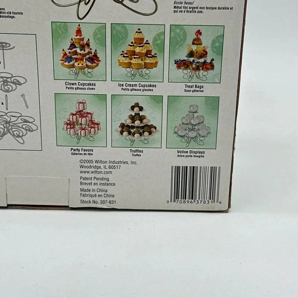 Wilton‎ Cupcakes N' More Metal Dessert Stand Party Display for 13 Cupcakes-NEW!